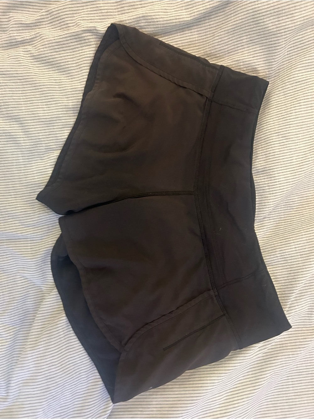 lululemon athletica Black Athletic Running Shorts